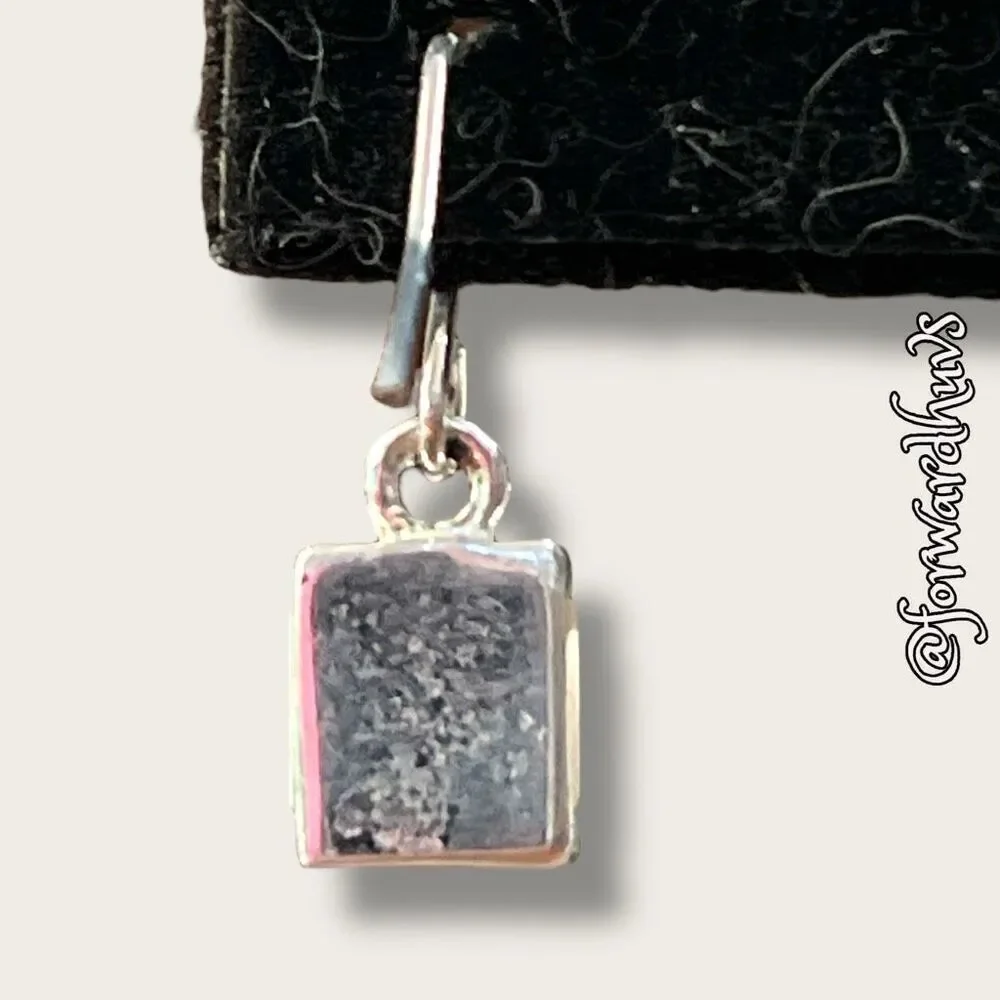 Mother-of-Pearl Silver-Tone Dangle Earrings
